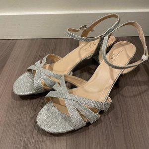 Paradox London Pink Women's Colette Silver Heeled Sandal